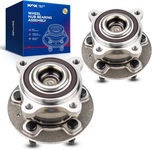 Vista 48 de KAX 510063 Rodamiento de rueda delantera compatible con Toyota Camry 2004-2017, Ford Edge 2007-2014, Toyota Sienna 2004-2010, conjunto de cubo