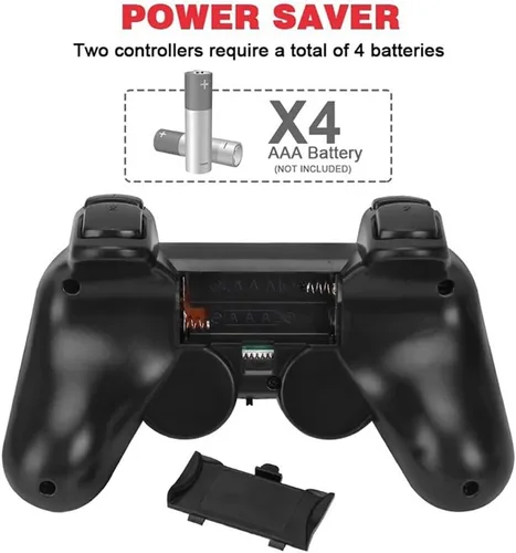 Vista 6 de TechBrix X2 4K Retro Game Stick, HD Home Video Game Console with 2 Wireless Controllers, HDMI Output, 20000+ Built-in Games (128GB)