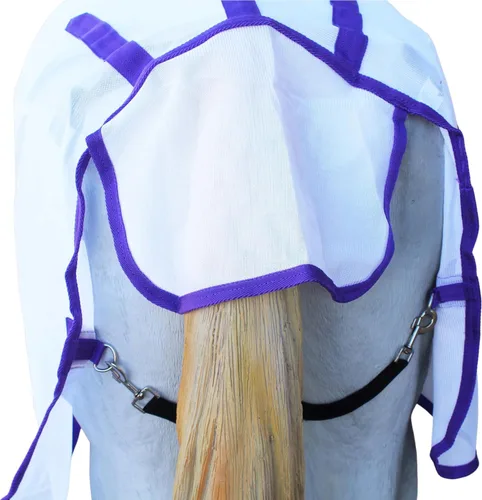 Vista 4 de CHALLENGER 66" Caballo Malla Ligero Verano FlySheet Spring Airflow 73407B Dorado/Morado (WHITE PURPLE)