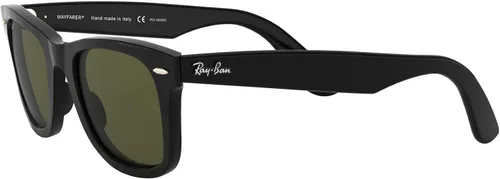 Vista 3 de Ray-Ban Gafas de sol cuadradas unisex para adultos montura negra lentes verdes talla M NegroG-15 Verde Polarizado