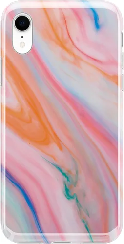 Vista 45 de Carcasa Casely para iPhone XR *Solo Buenas Vibraciones* Impresión de Festival Diseño Clásico Ultradelgado