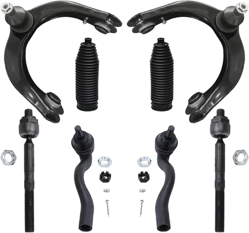 Vista 325 de Detroit Axle - Kit de brazos de control de extremo de 8 piezas para Toyota 2001-2003 Highlander 2002-2003 Camry Lexus ES300, 2 conjuntos de brazos