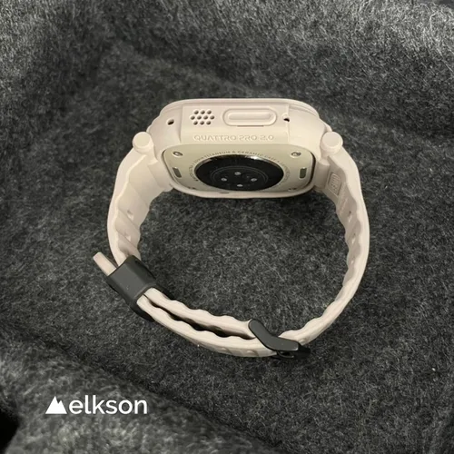 Vista 6 de elkson Funda con Correa para Apple Watch Ultra de 49mm 3/2/1 con Protector de Pantalla de Vidrio Templado, Serie Quattro Pro Resistente para Correa