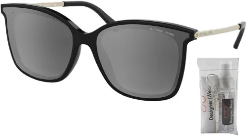 Vista 2 de Michael Kors MK2079U ZERMATT Square Sunglasses For Women BUNDLE With Designer iWear Complimentary Eyewear Kit