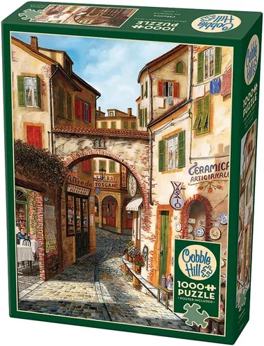 Vista 4 de Cobble Hill - Rompecabezas de 1000 piezas, cerámica, póster de muestra incluido