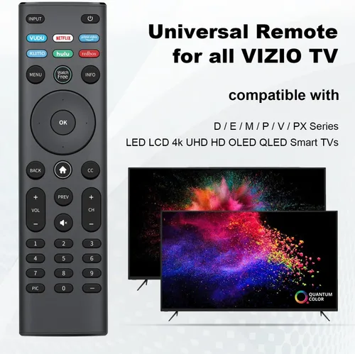 Vista 2 de Para control remoto vizio smart tv, XRT140-Remote- Reemplazo aplicable con todos los Smart TV VIZIO