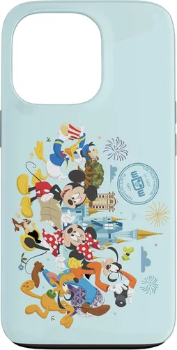 Vista 10 de Walt Disney World 50th Anniversary Mickey and Friends - Carcasa para iPhone 17, color azul