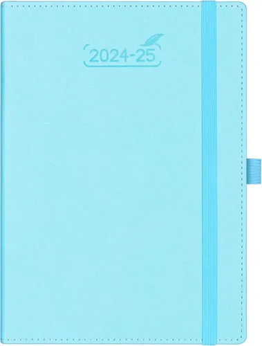 Vista 7 de BEZEND Agenda 2025 Starts from Now, 18 meses (julio 24-diciembre 25) [azul cielo] 8.5 x 11 pulgadas, planificador de año académico, calendario