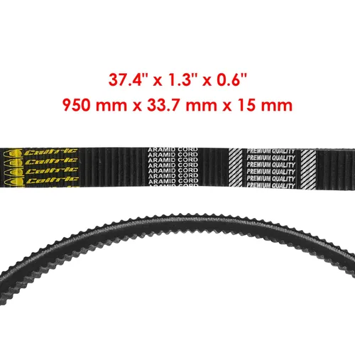 Vista 2 de Caltric Correa de aramida de transmisión compatible con Arctic Cat Prowler Xtz 1000 4X4 2009-2014 0823-231