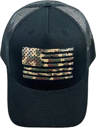 Vista 79 de KBETHOS Tactical Operator Collection USA Fishing Mesh Ballcap Flag Patch America Outdoors Trucker Baseball Cap