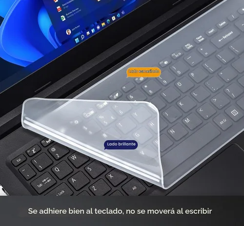 Vista 3 de Funda protectora universal para teclado de laptop de 13 pulgadas y 14 pulgadas, ultradelgada, Dell, HP, Lenovo, Acer, Asus MacBook, a prueba