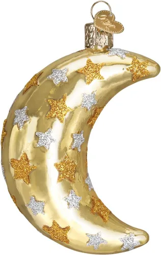 Vista 17 de Old World Christmas You are My Sunshine - Adorno de cristal soplado para árbol de Navidad, decoración navideña hecha a mano, colección de refranes