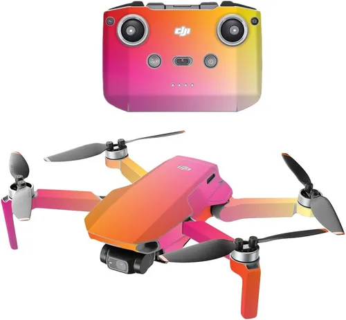 Vista 25 de MightySkins - Compatible con DJI Mini 2 Dron portátil - Aqua Swirl Funda protectora de vinilo duradera y única Fácil de aplicar, quitar