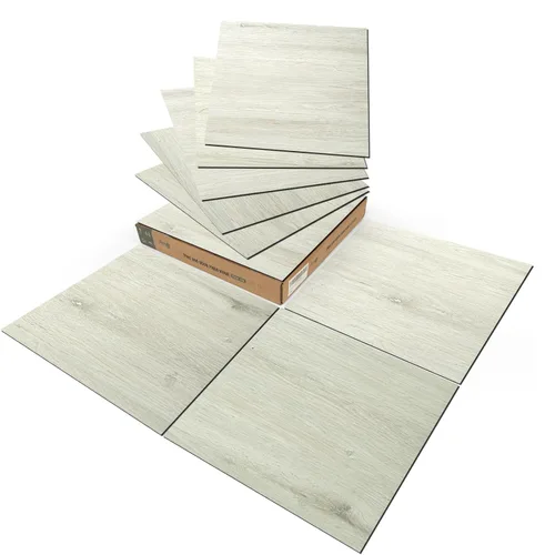 Vista 9 de Art3d Azulejos de vinilo para pegar y desprender 30 unidades 30 x 30 cm, Suelos autoadhesivos impermeables con aspecto de tablones de madera