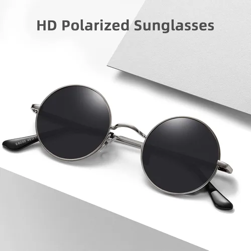 Vista 4 de MEETSUN Small Round Sunglasses Polarized for Men Women Retro Vintage Circle Hippie Sun Glasses UV400