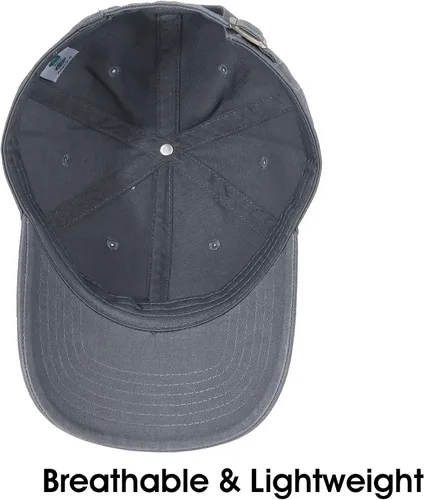 Vista 4 de Crazy Era Gorra de béisbol unisex de algodón liso en blanco para papá, ajustable, estilo vintage