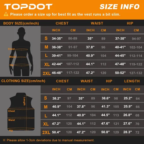 Vista 5 de Topdot Chaleco térmico de forro polar para mujer con batería, sin mangas, chaleco de forro polar suave con 8 zonas de calefacción
