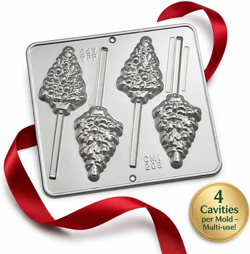 Vista 3 de Árbol de Navidad Lollipop Lollipops Chocolate Candy Mold Navidad 2047