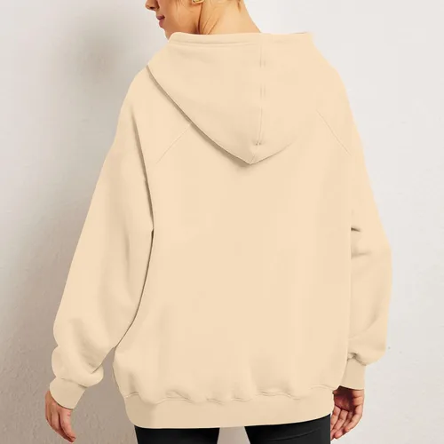 Vista 4 de Women Raglan Sleeve Hoodies Oversized Pullover Tops Basic Athletic Fit Hooded Sweatshirts Trendy Y2K Hoodie Shirts