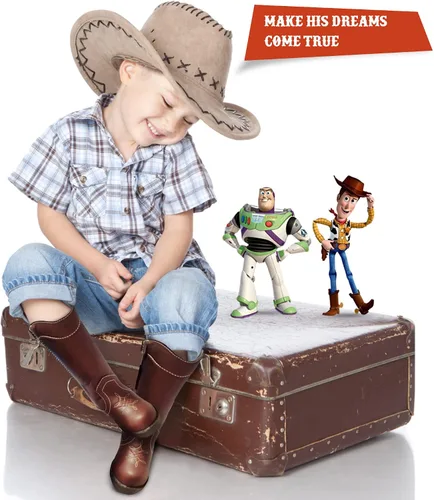 Vista 2 de Disney Toy Story Woody - Botas para niño (bebé/niño pequeño)