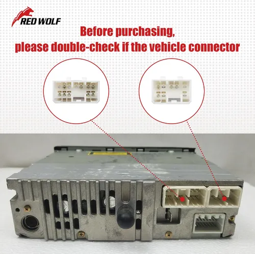 Vista 4 de RED WOLF Arnés de cables de instalación de radio de coche compatible con Mazda 626 Miata MX3 Protege MPV Millinia 1989-2002 conector de enchufe