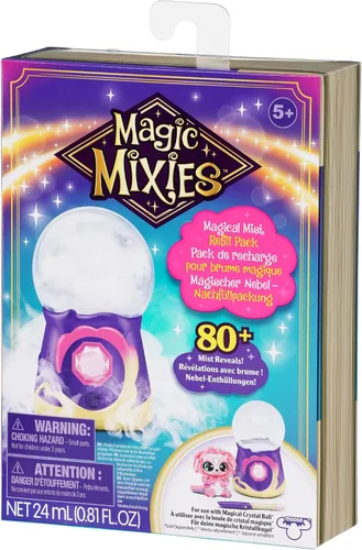 Vista 6 de Magic Mixies - Paquete de recambio de niebla mágica y hechizos para bola de cristal mágica