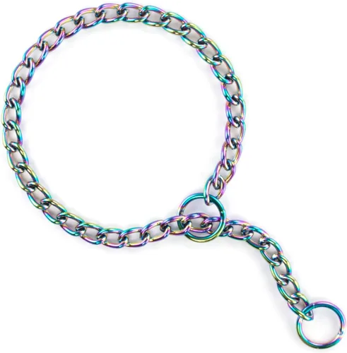 Vista 16 de TSPRO Collar de metal resistente de acero inoxidable, ajustable y duradero, para perros pequeños, ideal para caminar y entrenar
