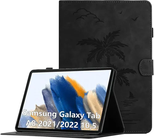 Vista 20 de Funda para Samsung Galaxy Tab S5e de 10.5 pulgadas 2019 modelo (SM-T720/T725/T727) - Funda protectora de piel sintética con bolsillo y función atril