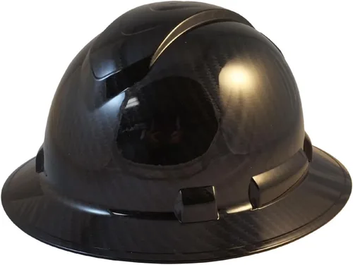 Vista 13 de Texas America Safety Company Casco duro RIDGELINE de ala completa con ajuste de perilla de 6 puntos y bolsa