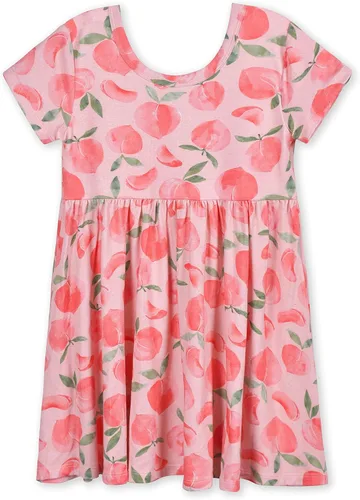 Vista 7 de Gerber Vestido de Manga Corta Giratorio Suave como Mantequilla para Niñas Bebés/Niñas Pequeñas con Viscosa Hecha de Eucalipto Corazón de fieltro