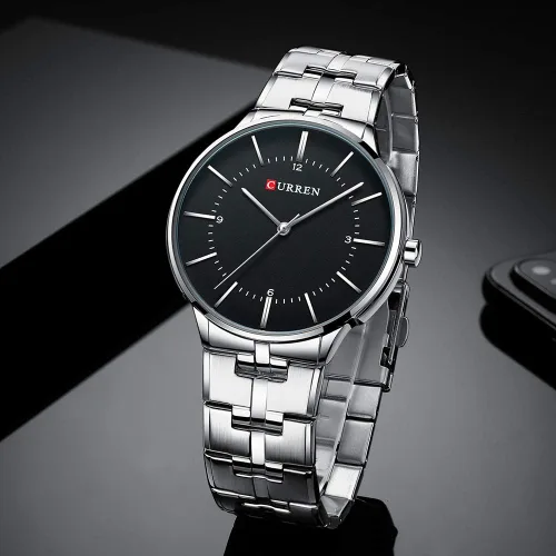 Vista 4 de Hombres Relojes Moda Azul Hombre Reloj 2019 Marca de Lujo Impermeable Cuarzo Analógico Reloj Hombre