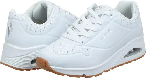 Vista 7 de Skechers Uno-Stand on Air tenis estilo urbano para mujer., Blanco, 8