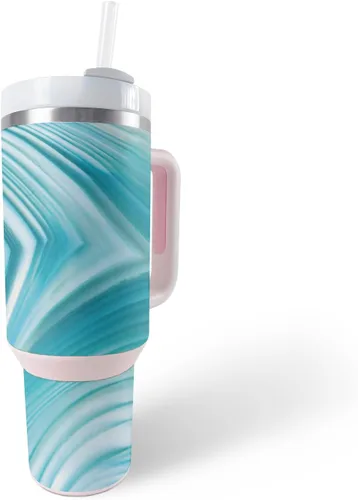 Vista 35 de MightySkins Skin - Vaso de vinilo compatible con Stanley The Quencher H2.0 FlowState de 40 onzas, diversión de los años 90, protectora, duradera