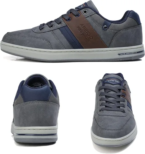 Vista 3 de ASTERO - Zapatos casuales para hombre vestido de moda antideslizante y bajo de piel sintética zapatos para caminar M