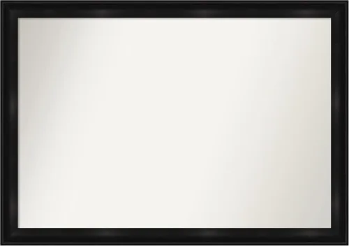Vista 190 de Amanti Art Espejo personalizado, gran espejo de baño estrecho, espejo de pared o espejo de tocador de baño sobre el fregadero (24 x 24 pulgadas)