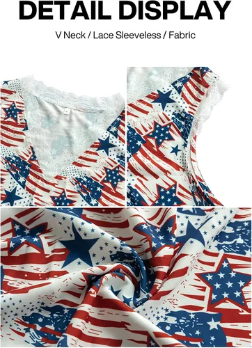 Vista 73 de VIISHOW - Camiseta sin mangas, sexy, con cuello en V y bordes de encaje para mujer, camisola de vestir, camisas de gasa, sin mangas, casuales