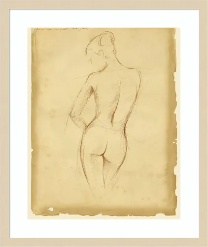 Vista 9 de Amanti Art Lienzo decorativo para pared, 21 x 17 pulgadas, figura antigua personalizada de estudio II por Ethan Harper, arte de pared de gente