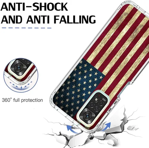 Vista 7 de Funda para Redmi Note 11 (4G)/Redmi Note 11S con protector de pantalla de vidrio templado, cuerpo completo, lindo diseño floral, a prueba de golpes