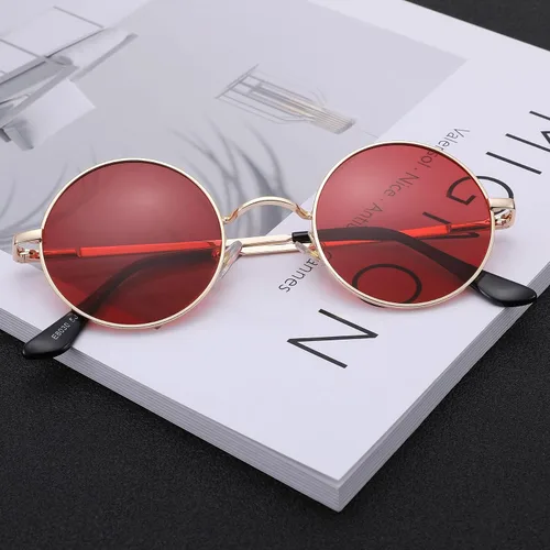 Vista 3 de Pro Acme - Gafas de sol polarizadas redondas para hombre y mujer, estilo John Lennon