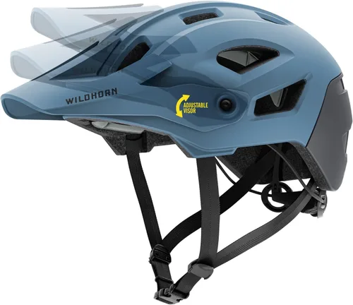 Vista 8 de Wildhorn Corvair - Casco de bicicleta de montaña para adultos, mujeres y jóvenes, casco ligero de ciclismo MTB con visera ajustable y ventilación