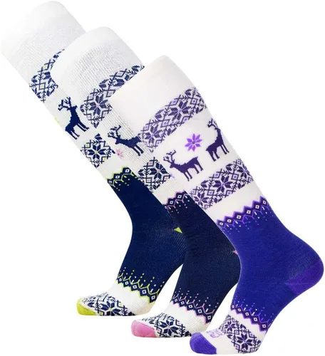 Vista 14 de Pure Athlete Calcetines de esquí de lana cálida de invierno – Pack de calcetines de esquí de merino para snowboard para mujeres y hombres 1 Par