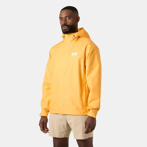 Vista 2 de Helly-Hansen Seven J - Chaqueta impermeable resistente al viento transpirable para hombre Sorbete de naranja 320