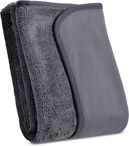 Vista 14 de JOYMOOP Paños de limpieza de microfibra, paquete de 18, 10 x 10 pulgadas, color azul, reutilizables, sin pelusas, súper absorbentes, para limpieza