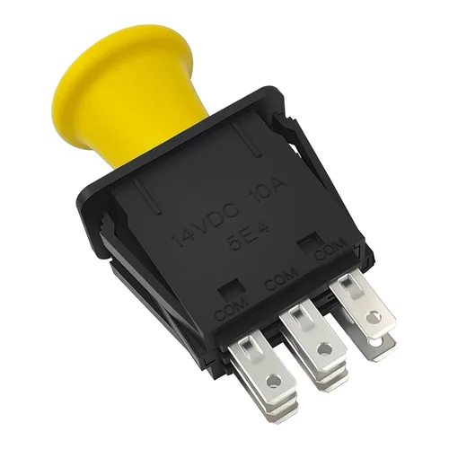 Vista 20 de 4174684 Interruptor de toma de fuerza de embrague de cortacésped, 8 terminales de 10 amperios, apto para cortacésped Dixie Chopper y compatible