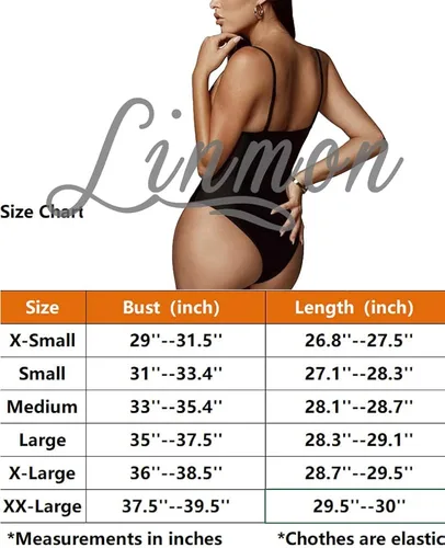 Vista 7 de LINMON Body con tirantes delgados para mujer, cuello redondo, sin mangas, camisolas de una pieza con leotardo