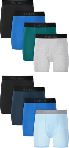 Vista 7 de Hanes Boys' Underwear Boxer Briefs Pack 8-Pack Cotton-Stretch