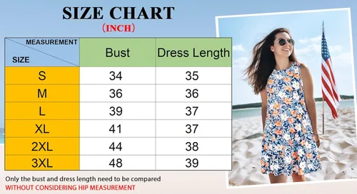 Vista 5 de Moskill - Vestidos de verano para mujeres, vestido casual de playa con bolsillos