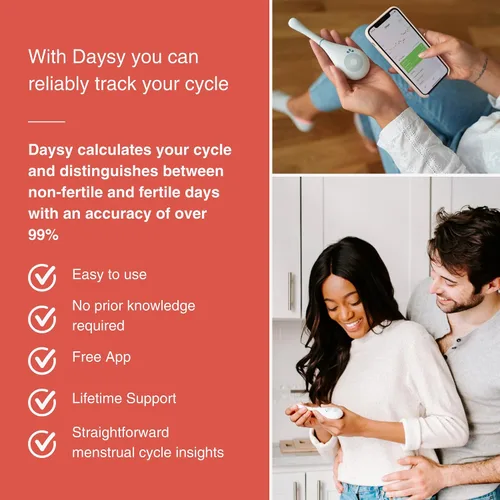Vista 7 de Daysy Rastreador de Fertilidad – Monitor de Ovulación Natural Libre de Hormonas y Dispositivo de Conciencia de Fertilidad – Termómetro BBT