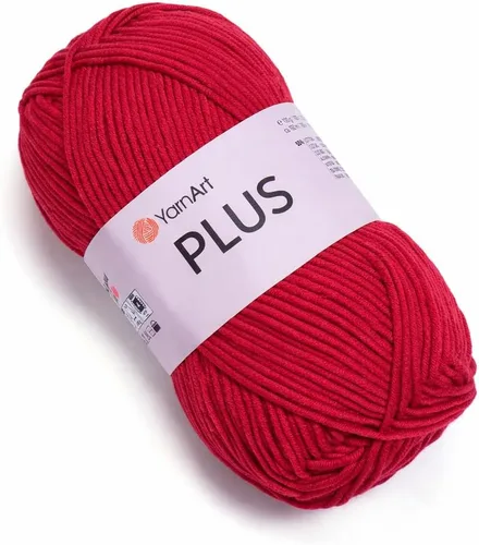 Vista 11 de YarnArt Jeans Plus - Hilo de mezcla de algodón suave, 100g (3.5 onzas), 160m (174 yardas), 55% algodón, 45% acrílico, grosor medio #4, ideal