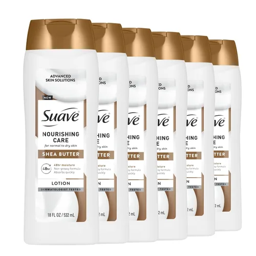 Vista 11 de Suave Skin Solutions Loción corporal, manteca de cacao y karité, 18 onzas (paquete de 6)